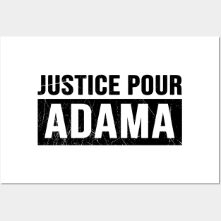 Justice Pour ADAMA Posters and Art